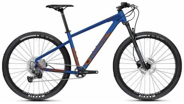 Kato Pro (Unisex 40cm 27,5" - metallic satin blue/metallic dark brown - glossy)