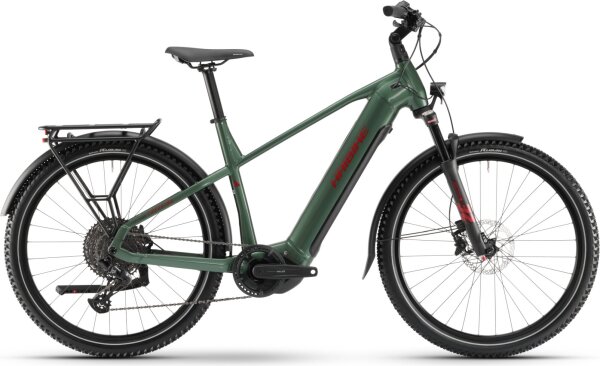 Trekking 5 (High 55cm 27,5" - olive/red glänzend)