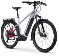 Trekking 7 (High 40cm - soft grey/red/blue)