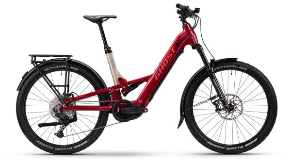 E-ASX ESSENTIAL LOW EQ (Low 45cm - rebel red/coffee pebble - glossy)